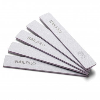 Professional Zebra Jumbo Square 240/240 Grit Nail Files 