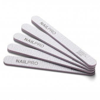 Professional Zebra Straight 80/80 Grit Nail Files 