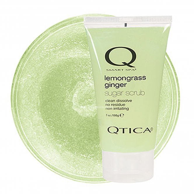Qtica Smart Spa Sugar Scrub For Hands, Feet & Body - Lemongrass Ginger 200g (QTLGGSS01)