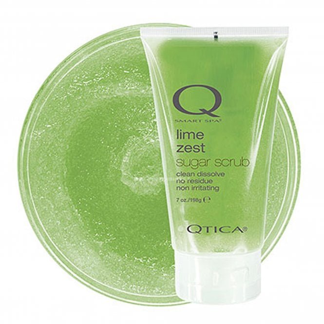 Qtica Smart Spa Sugar Scrub For Hands, Feet & Body - Lime Zest 200g (QTLZS01)