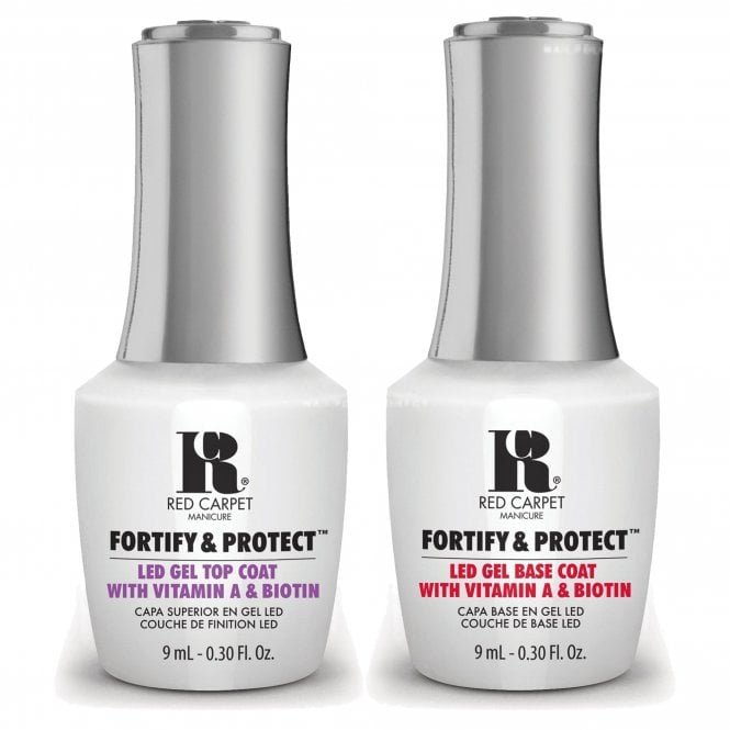 Red Carpet Manicure Gel Polish Topcoat & Basecoat Duo Set (2 x 9ml) 