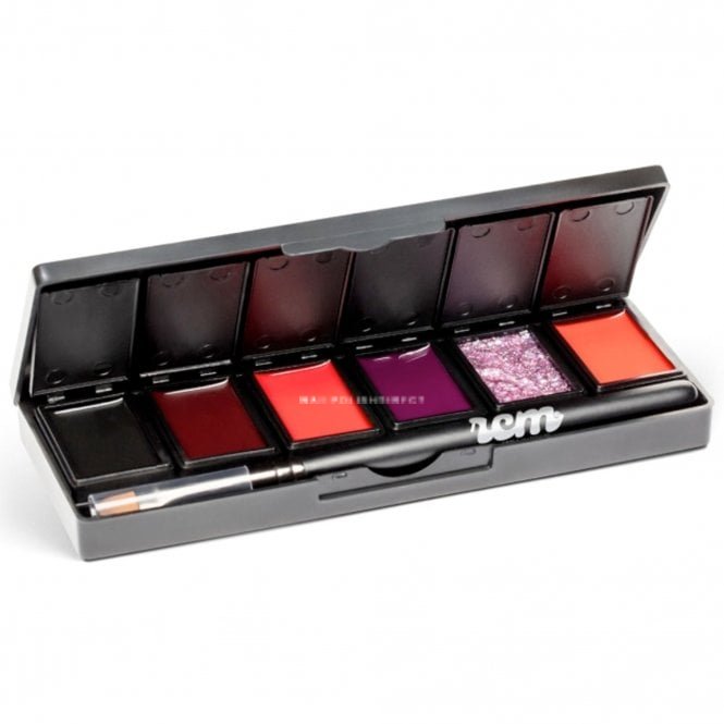 Red Carpet Manicure Solid Cream Gel 6 Colour Palette - Midnight Berries