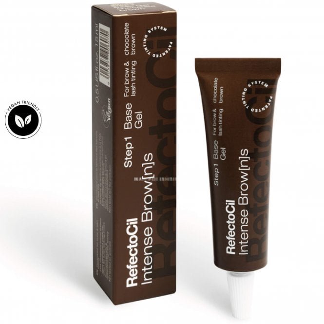 Refectocil Intense Browns Base Gel - Eyelash And Eyebrow Tint - Chocolate Brown 15ml (230513)