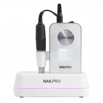 Refine – Portable Nail Filing Machine – White (NPRO-REFINE-WHI)