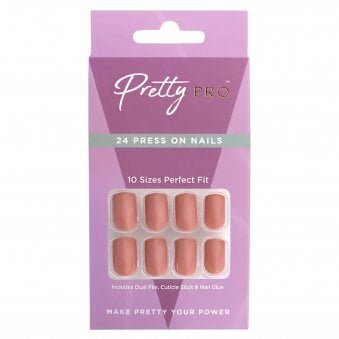 Reusable Press On False Nails - Everything's Rosy (24pcs)