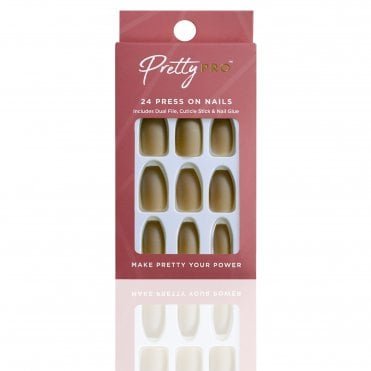 Reusable Press On False Nails - I Like You A Choco-Lot (24pcs)