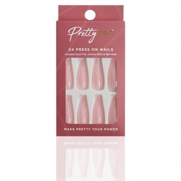 Reusable Press On False Nails - It's A Long Story (24pcs)