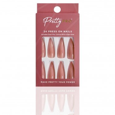 Reusable Press On False Nails - It's Been A Long Day (24pcs)