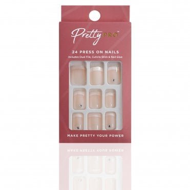 Reusable Press On False Nails - Keep It Short & Sweet (24pcs)