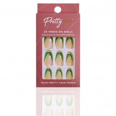 Reusable Press On False Nails - My Cup Of Teal (24pcs)