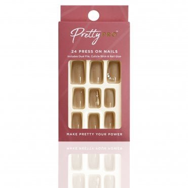 Reusable Press On False Nails - One Grey Or Another (24pcs)