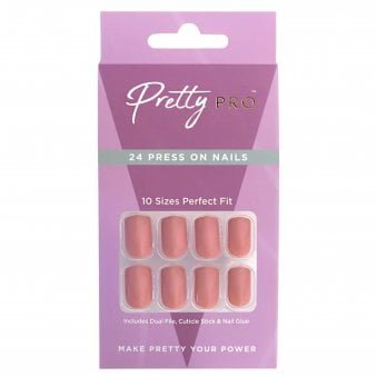Reusable Press On False Nails - Sweet Caramel (24pcs)