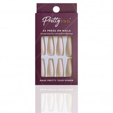 Reusable Press On False Nails - This Is My Special-Tea (24pcs)