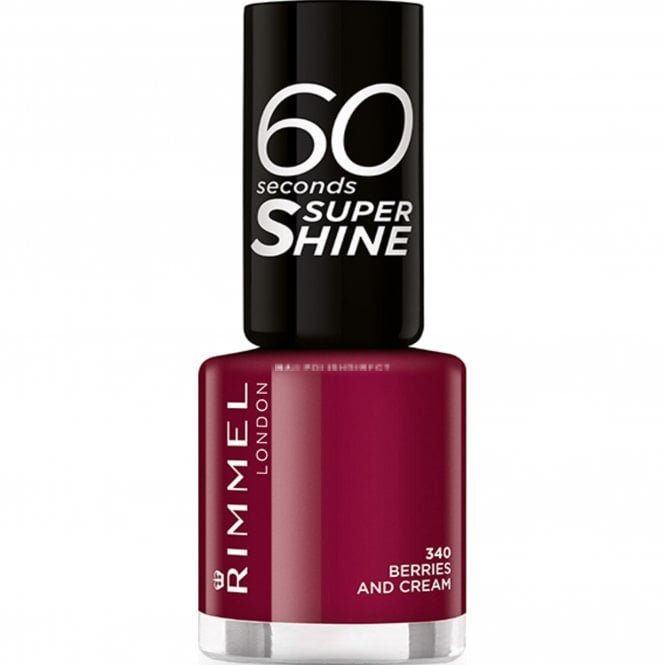 Rimmel London 60 Seconds Nail Polish - Berries And Cream (340) 8ml