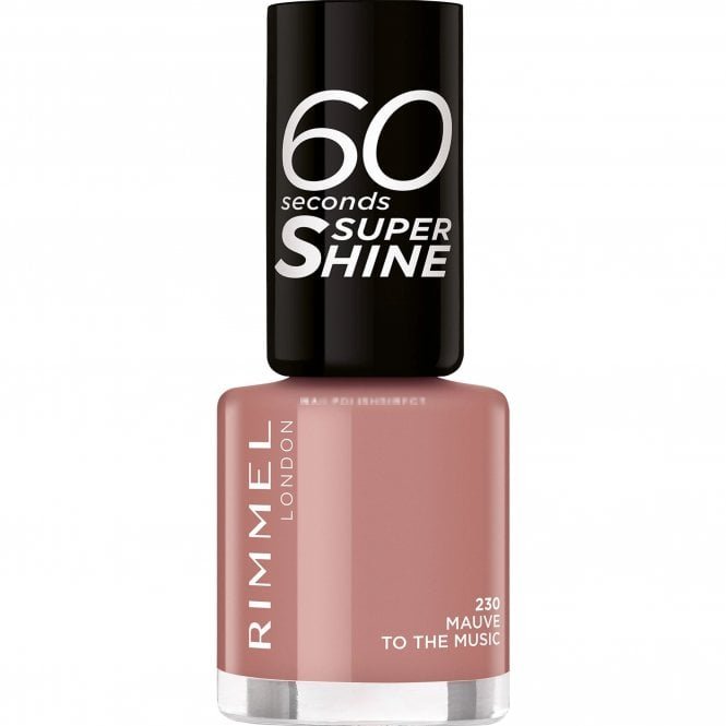 Rimmel London 60 Seconds Nail Polish - Mauve To The Music (230) 8ml