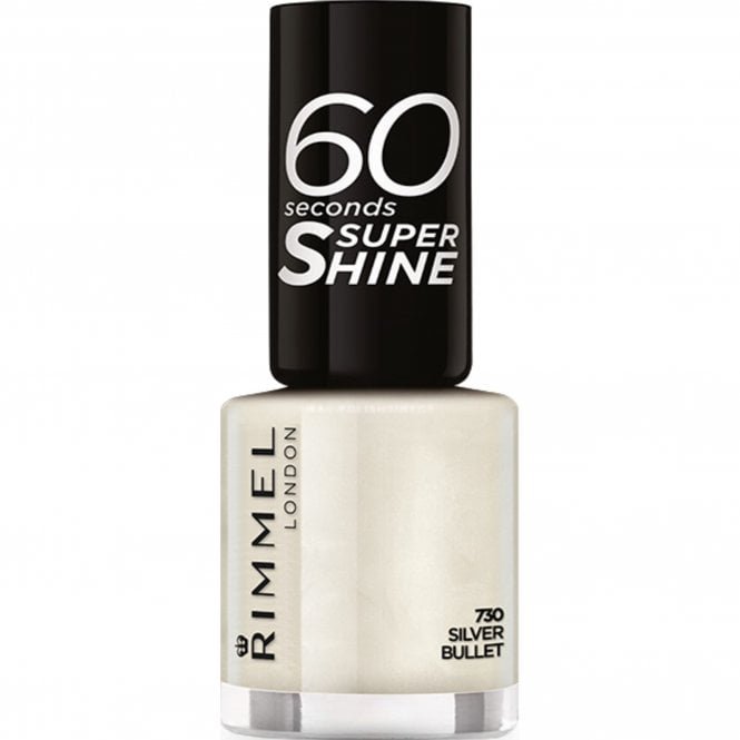 Rimmel London 60 Seconds Nail Polish - Silver Bullet (730) 8ml