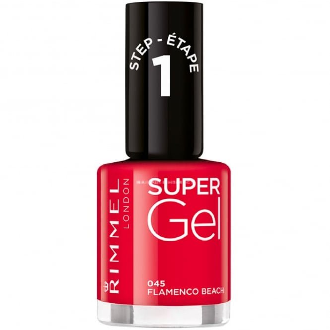 Rimmel London Super Gel Colour Nail Polish - Flamenco Beach (045) 12ml