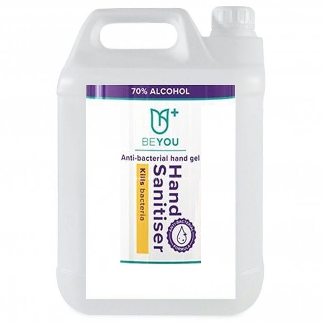 Salon Professional PPE Salon Professional PPE - BeYou - Anti Bacterial Hand Sanitiser Gel 5 Litre