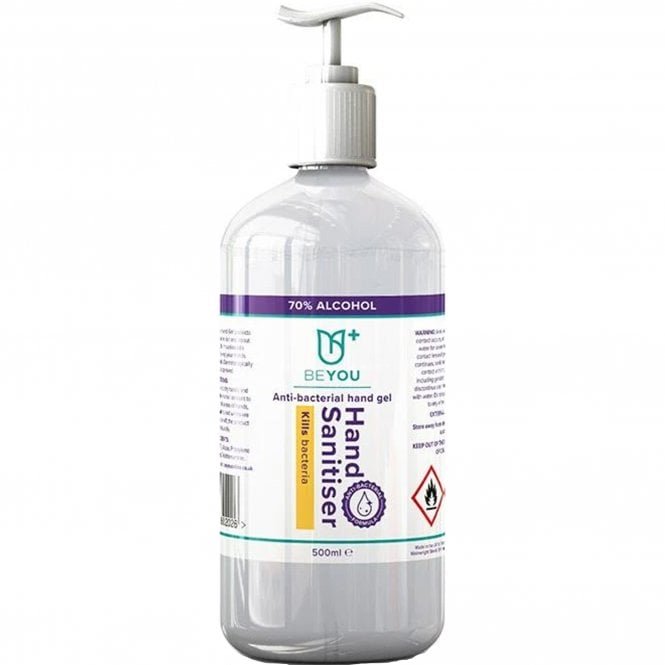 Salon Professional PPE Salon Professional PPE - BeYou - Anti Bacterial Hand Sanitiser Gel 500ml
