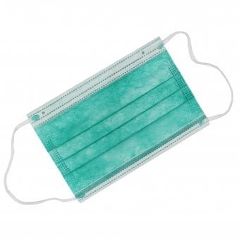 Salon Professional PPE -  High Efficiency Kids Disposable Face Mask - Green