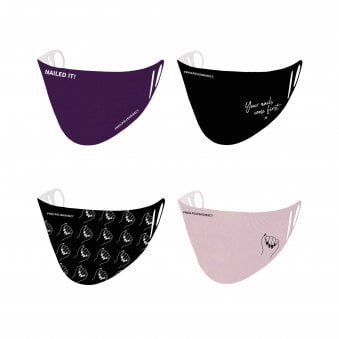 Salon Professional PPE - Social Distancing NPD Face Cover Mask - Set Of 4