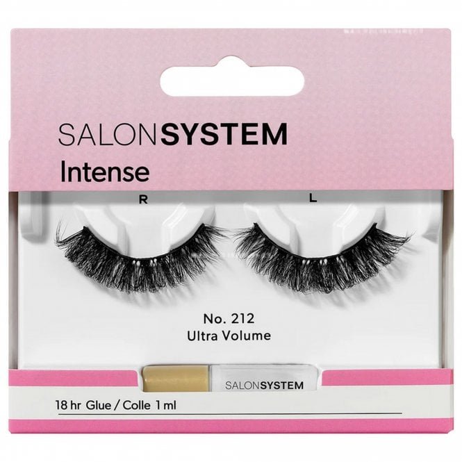 Salon System 212 Intense Ultra Volume Reusable Eyelashes (Adhesive Included) (0225146)