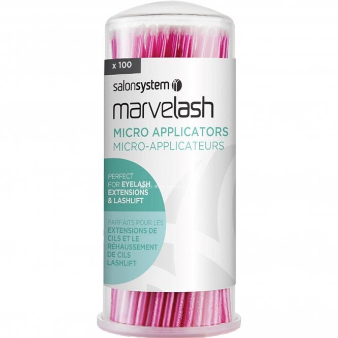 Salon System Marvelash - Hygienic & Disposable Micro Applicators (Pack Of 100) (0226310)
