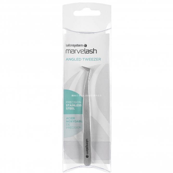 Salon System Marvelash Precision Stainless Steel - Angled Tweezer (0226360)