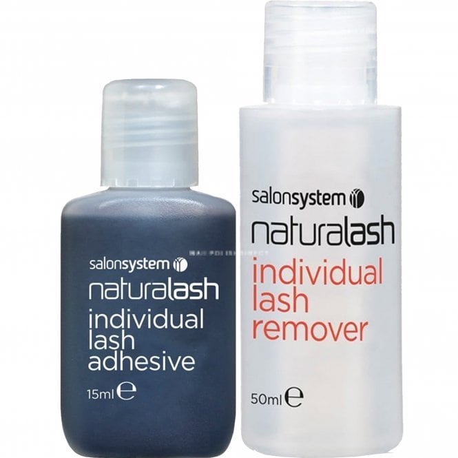 Salon System NaturaLASH - Individual Lash Adhesive & Remover - (Black) 15ml & 50ml