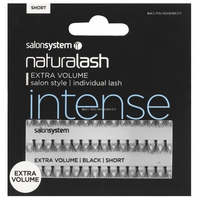 Salon System NaturaLASH Intense Extra Volume Individual Eyelashes - Black Short (0225125R)