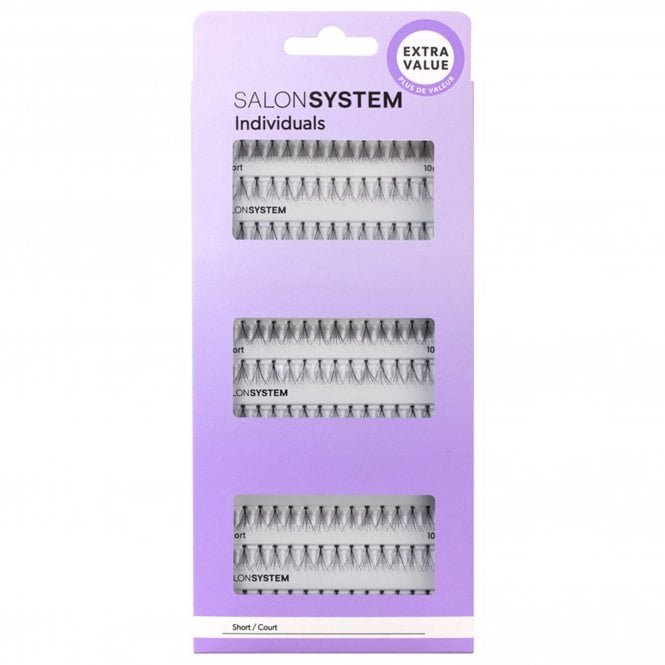 Salon System Salon Value Individual Eyelashes - Black Short (0225106R-5)
