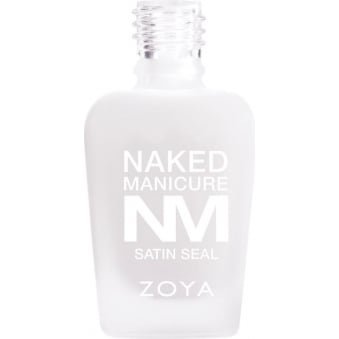 Satin Seal Top Coat - Naked Manicure Vegan Nail Polish 15ml (ZTNMSATINSEAL01)