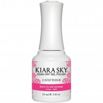 Soak Off Cruelty Free Gel Polish - Back To The Fuchsia 15ml (G453)