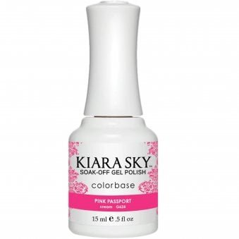 Soak Off Cruelty Free Gel Polish Collection - Pink Passport 15ml (G626)