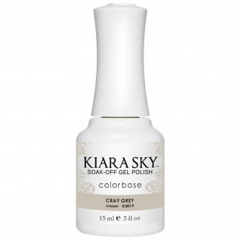 Soak Off Cruelty Free Gel Polish - Cray Grey 15ml (G5019)