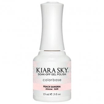 Soak Off Cruelty Free Gel Polish Freshly Peached Collection - Peach Sangria 15ml (G650)