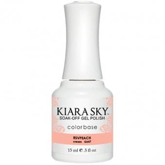 Soak Off Cruelty Free Gel Polish Freshly Peached Collection - RSVPeach 15ml (G647)