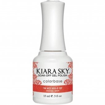 Soak Off Cruelty Free Gel Polish - I'm Not Red-E Yet 15ml (G424)