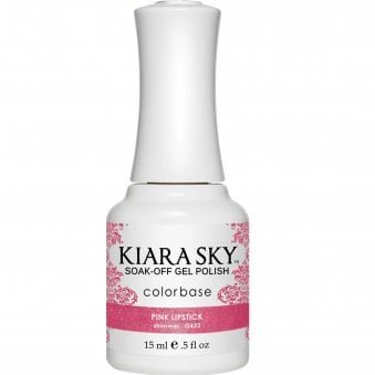 Soak Off Cruelty Free Gel Polish Collection - Pink Lipstick 15ml (G422)