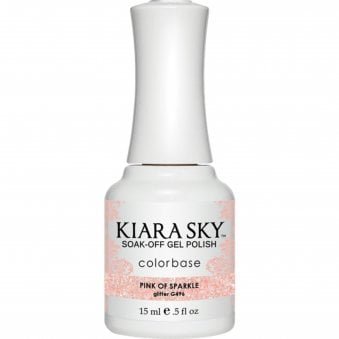 Soak Off Cruelty Free Gel Polish - Pinking Of Sparkle 15ml (G496)