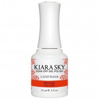 Soak Off Cruelty Free Gel Polish - Red Flags 15ml (G5031)