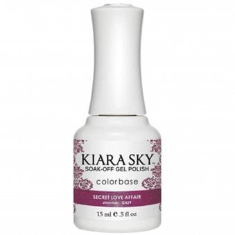 Soak Off Cruelty Free Gel Polish - Secret Love Affair 15ml (G429)