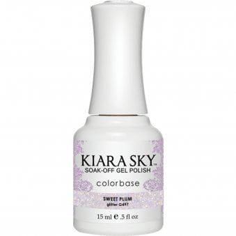 Soak Off Cruelty Free Gel Polish - Sweet Plum 15ml (G497)