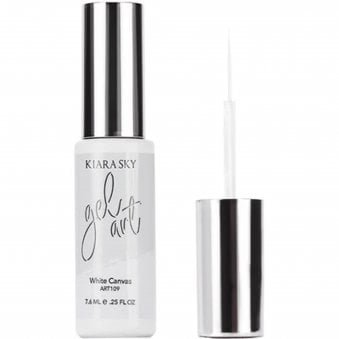 Soak Off Cruelty Free LED Gel Polish Nail Art - White Canvas 7.6ml
