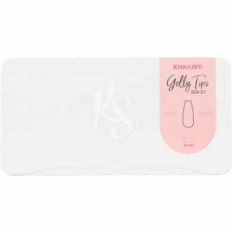Soak Off False Nails Gelly Tips - Coffin (Medium) (500 Pieces) (GT02)