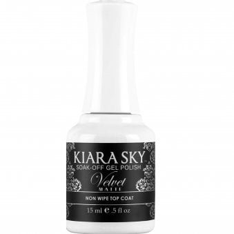 Soak Off Gel Polish Velvet Matte - Non Wipe Top Coat 15ml (GMTOP01)
