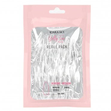 Soak Off Gelly Tips Refill Pack - Almond Medium (50 x each size)