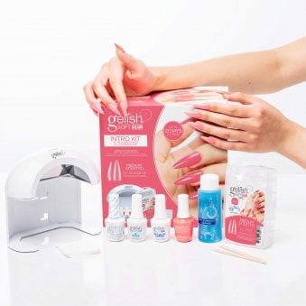Soft Gel False Nail Tips Intro Kit - Medium Stiletto (4 x 9ml & 1 x 60ml) (1270007)