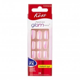 Special Effect Glam False Nails - Bubble Tea (24 Nails & Adhesive 2g)
