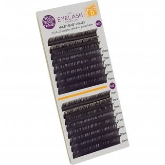 Split Screen Mink Lashes (Individual Lengths From 7mm (0.10) To 13mm (0.12) - D Curl (MXD1012)
